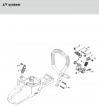 Stihl MS 462 C-M M-Tronic Gasoline Chainsaw Spare Parts